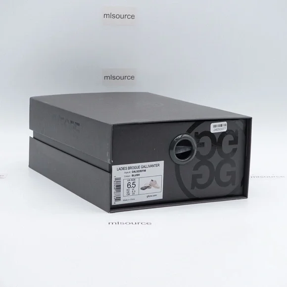 NEW G/FORE Women's Gallivanter Brogue Wingtip Golf Shoes G4LS22EF08 Blush - Picture 7 of 16